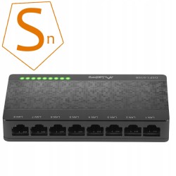 SWITCH LANBERG DSP1-0108 8X RJ-45 8-PORT 100MB/S