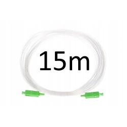 NIEWIDZIALNY światłowód, patchcord SC/APC LSZH 15M