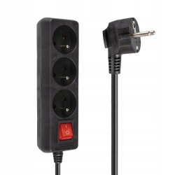 Listwa Zasilająca Przedłużacz 5m 5x230V włącznik