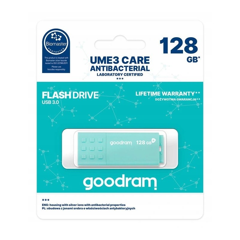 Szybki Antybakteryjny Pendrive USB 3.0 128GB HQ Szybki Antybakteryjny Pendrive USB 3.0 128GB HQ