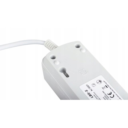 Listwa przeciwprzepięciowa 1,5m 5x230 bezpiecznik