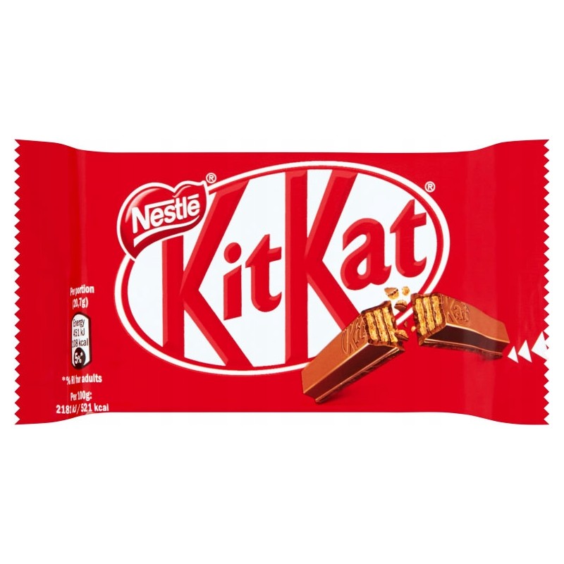 Oryginalny baton KitKat DUŻY 42g ciastko 1op 4szt Oryginalny baton KitKat DUŻY 42g ciastko 1op 4szt