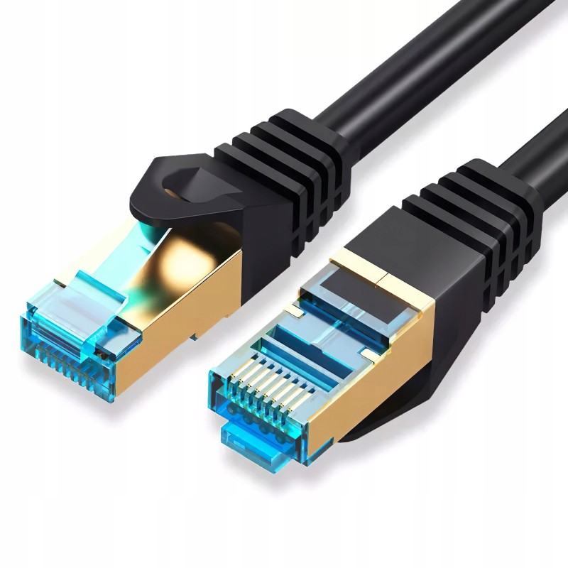 KABEL SIECIOWY LAN ZŁOTY MIEDŹ KAT 7 SFTP 10G 1,5m KABEL SIECIOWY LAN ZŁOTY MIEDŹ KAT 7 SFTP 10G 1,5m