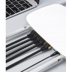 KABEL SIECIOWY LAN ZŁOTY MIEDŹ KAT 7 SFTP 10G 1,5m