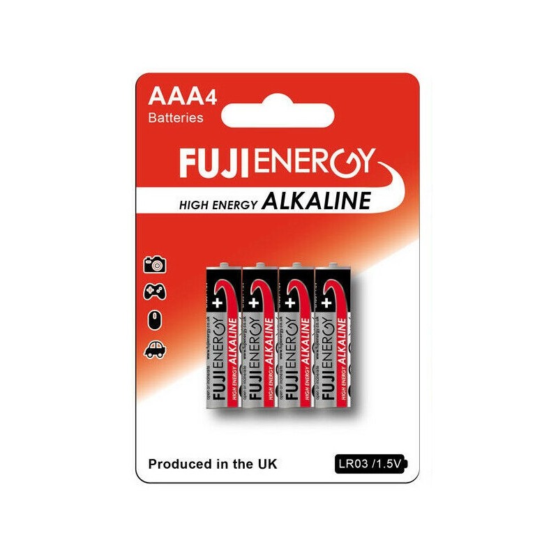 Baterie Alkaliczne AAA LR03 pilot 1,5v 4-sztuki HQ