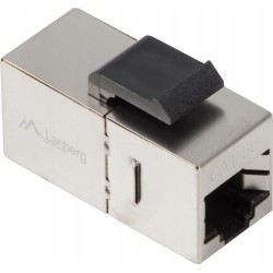 ŁĄCZNIK KEYSTONE GNIAZDA RJ45 FTP KAT.5e metalowy